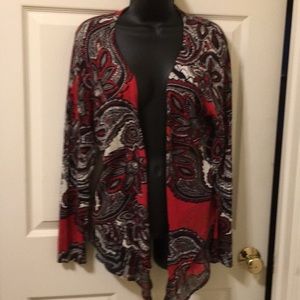 Multi-print Cardigan